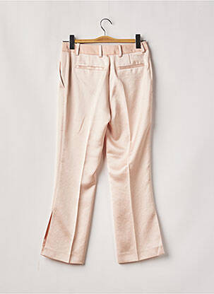 Pantalon 7/8 fermeture zippée sous rabat avec crochet taille normale rose THE KOOPLES femme