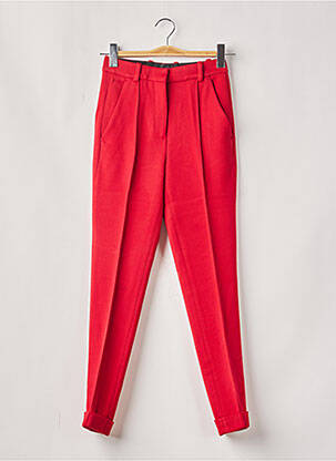 Pantalon slim taille haute taille haute rouge THE KOOPLES femme