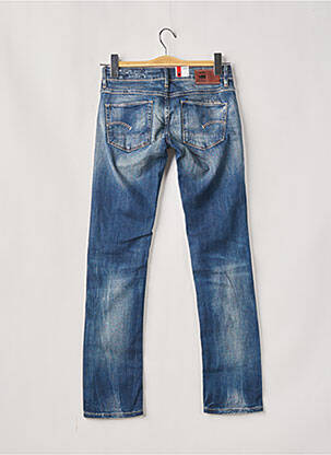 Jeans coupe droite stretch taille basse bleu G STAR femme