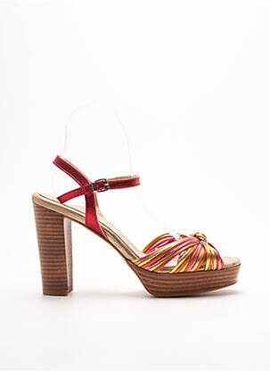 Sandales/Nu pieds rouge CRÉATIS pour femme