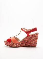 Sandales/Nu pieds rouge CRÉATIS pour femme seconde vue
