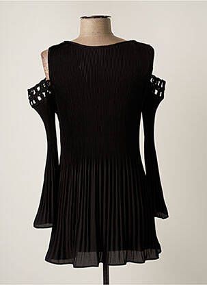 Top coupe cintrée manches longues noir FRANK LYMAN femme