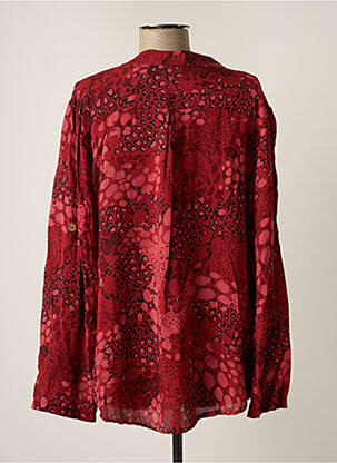 Blouse manches longues manches longues rouge ENTRACTE femme