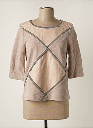 Sweat-shirt stretch manches 3/4 rose RINASCIMENTO femme