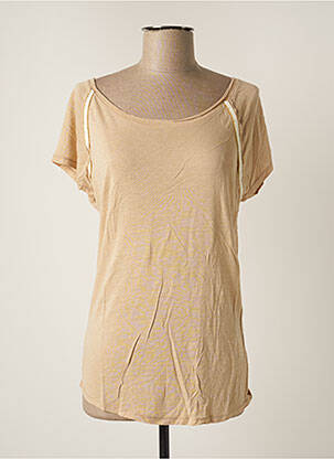 T-shirt stretch manches courtes marron BEST MOUNTAIN femme
