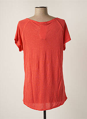 T-shirt stretch manches courtes orange BEST MOUNTAIN femme