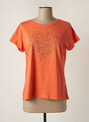 T-shirt orange ABRIL pour femme seconde vue