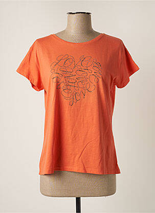 T-shirt orange ABRIL pour femme