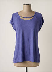 T-shirt violet TELMAIL pour femme seconde vue