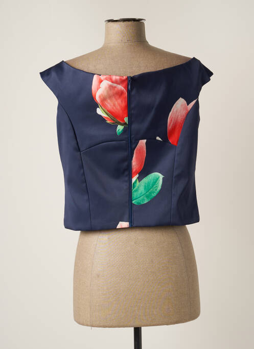 Top bleu RINASCIMENTO pour femme