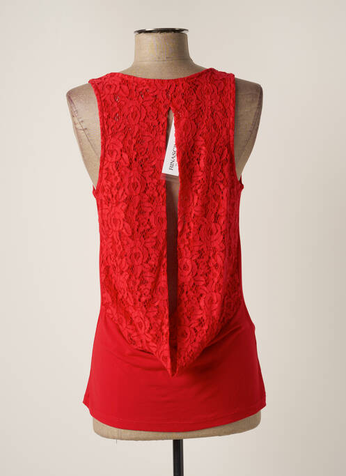 Top rouge RINASCIMENTO pour femme