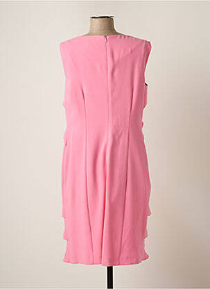 Robe mi-longue sans manche sans manche rose SONIA K femme