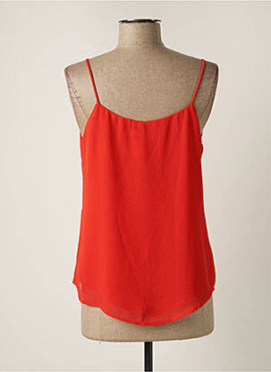 Top coupe fluide fines bretelles rouge NOEMIE & CO femme
