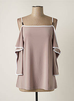 Top stretch manches longues gris FRANK LYMAN femme