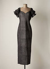 Robe longue gris F & P pour femme seconde vue