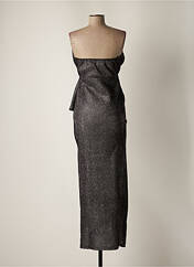 Robe longue gris F & P pour femme seconde vue