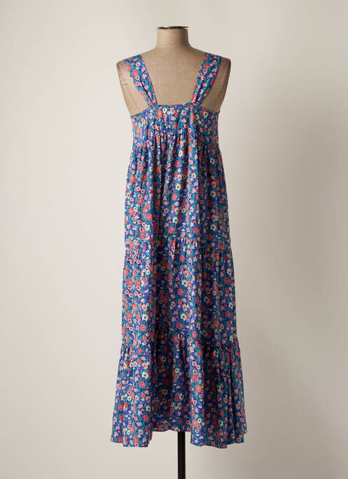 Robe longue bleu JANIS & JOHN pour femme