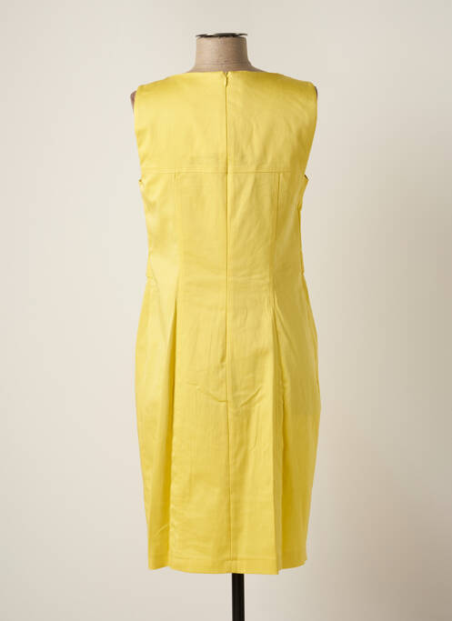 Robe mi-longue jaune SONIA K femme