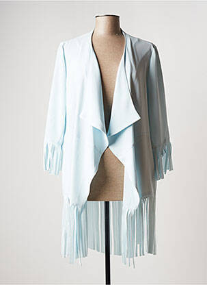 Veste casual poches bleu SONIA K femme