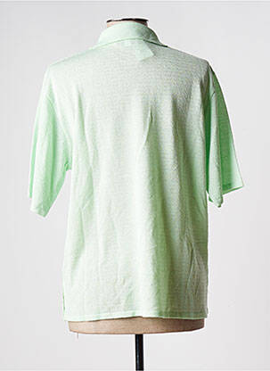 Pull coupe cintrée manches courtes vert ELEANE femme