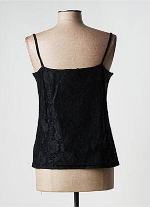 Top col carré fines bretelles noir LEWINGER femme
