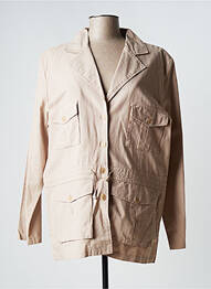 Blazer coupe cintrée beige LUCCHINI femme