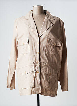Blazer coupe cintrée beige LUCCHINI femme