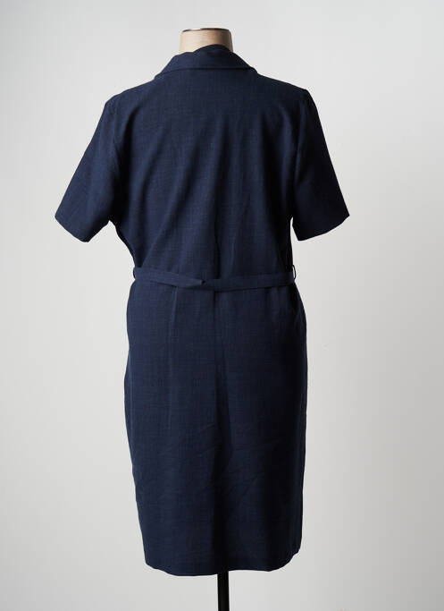 Robe mi-longue bleu ANNE KELLY pour femme