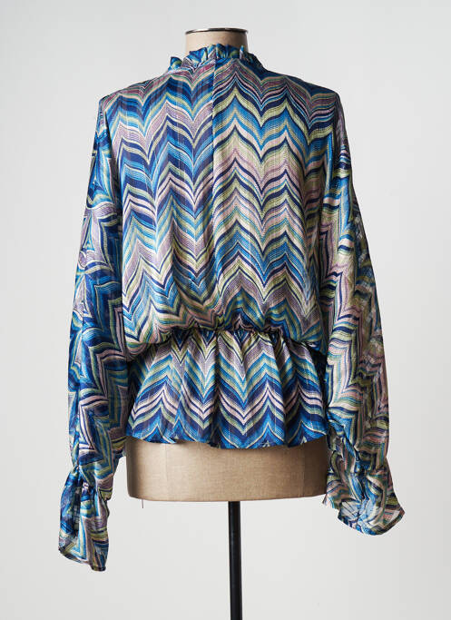 Blouse bleu LADY LOL pour femme