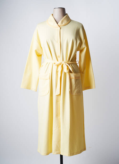 Robe de chambre jaune LOUVA pour femme