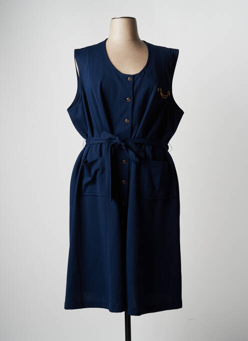 Robe mi-longue bleu DICAS pour femme