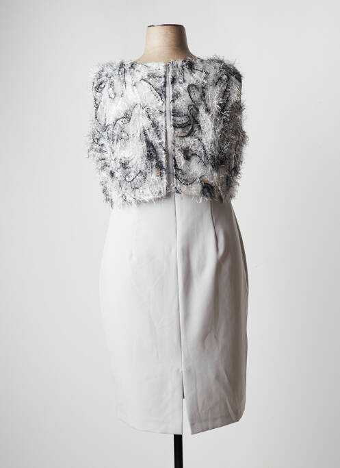 Robe mi-longue gris MICHAELA LOUISA femme