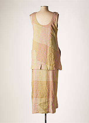 Robe longue sans manche sans manche vert CANNISSE femme