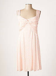 Robe mi-longue sans manche sans manche rose ROMEO POUR JULIETTE femme