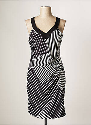 Robe courte sans manche sans manche noir RINASCIMENTO femme