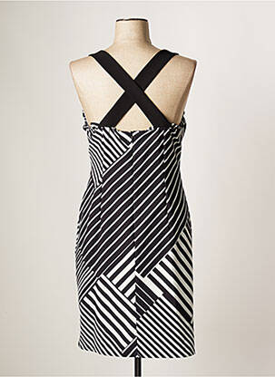 Robe courte sans manche sans manche noir RINASCIMENTO femme