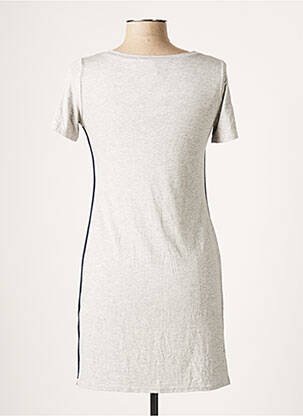 Robe courte manches courtes manches courtes gris RENDEZ-VOUS femme