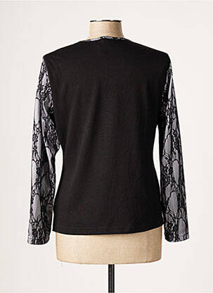 Top stretch manches longues noir FRANCE RIVOIRE femme