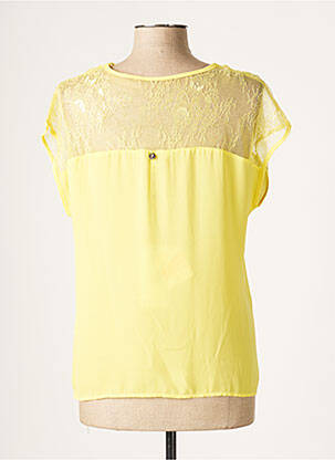 Blouse manches courtes manches courtes jaune JUS D'ORANGE femme