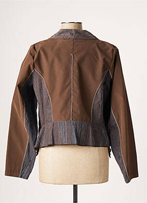 Blazer coupe cintrée marron ATLANTA femme