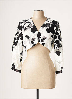 Veste casual coupe cintrée noir SONIA K femme
