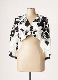 Veste casual coupe cintrée noir SONIA K femme