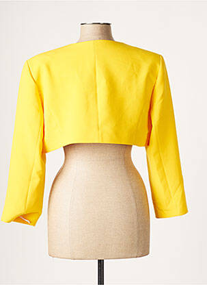 Veste casual epaulette jaune SONIA K femme