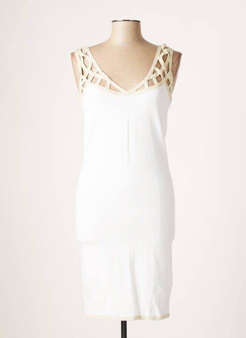 Robe mi-longue sans manche sans manche beige SPARKLE BY ETINCELLE femme