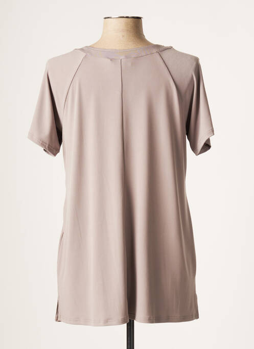 Top marron TELMAIL pour femme