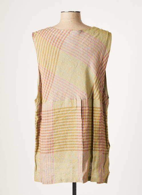 Tunique sans manche vert CANNISSE pour femme