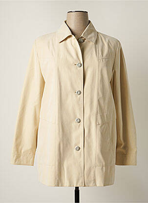 Veste casual coupe droite beige ARIELLE femme