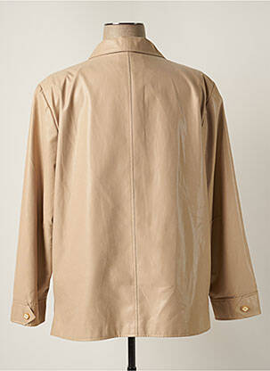 Veste casual col tailleur beige ARIELLE femme