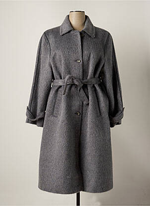 Manteau long gris BERGHAUS pour femme