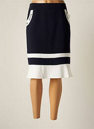 Jupe mi-longue taille normale bleu ANNE KELLY femme